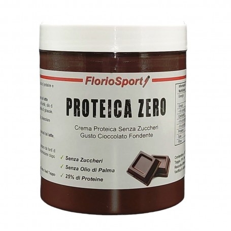 Creme Proteiche FlorioSport, Proteica Zero Fondente, 500 g