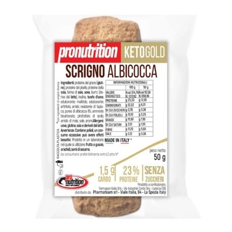 Biscotti e Dolci Pro Nutrition, Scrigno Albicocca, 50 g