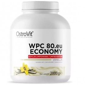 Proteine del Siero del Latte (whey) Ostrovit, WPC80 Economy, 2000 g