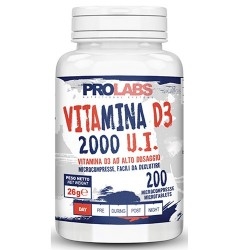 Confezioni Danneggiate Prolabs, Vitamina D3, 200 cpr (danneggiato)