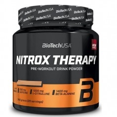 Pre Workout BioTech Usa, Nitrox Therapy, 340 g