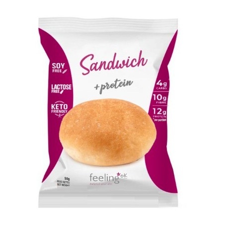 Pane e Prodotti da Forno Feeling Ok, Sandwich Start, 50 g