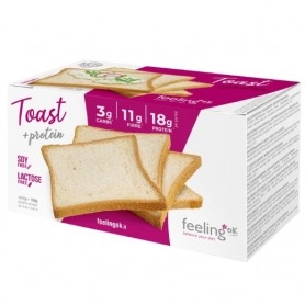 Pane e Prodotti da Forno Feeling OK, Toast + Protein , 160 g (4 x 40 g)