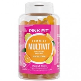 Multivitaminici - Multiminerali Pink Fit, Gummies Multivit, 60 cps