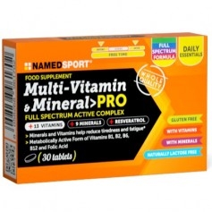 Multivitaminici - Multiminerali Named Sport, Multi-Vitamin e Mineral, 30 cpr