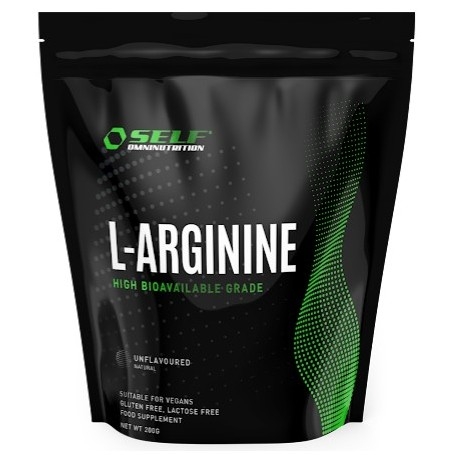 Scadenza Ravvicinata Self Omninutrition, L-Arginine sacchetto, 200 g (Sc.03/2026)