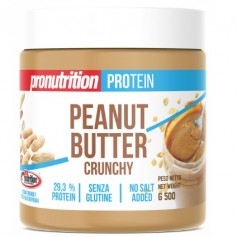 Burro di Arachidi Pro Nutrition, Peanut Butter Crunchy, 500 g