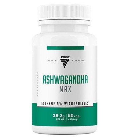 Ashwagandha Trec Nutrition, Ashwagandha Max, 60 cps
