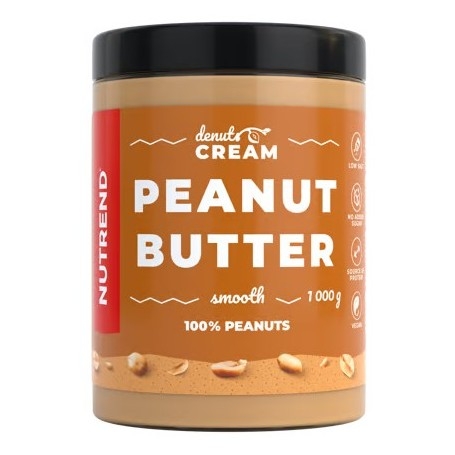 Burro di Arachidi Nutrend, Denuts Cream Peanut Butter, 1000 g