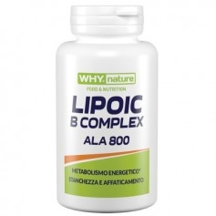 Acido lipoico Why Nature, Lipoic B Complex Ala 800, 90 cpr