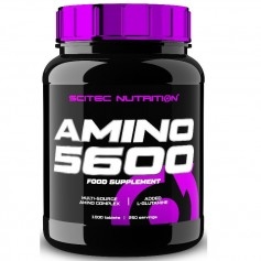Pool di Aminoacidi Scitec Nutrition, Amino 5600, 1000 cpr.