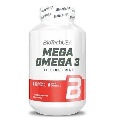 Omega 3 Biotech Usa, Mega Omega 3, 90 cps