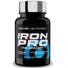 Ferro Scitec Nutrition, Iron Pro, 60 cpr