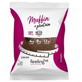Biscotti e Dolci Feeling Ok, Muffin + Protein, 50 g