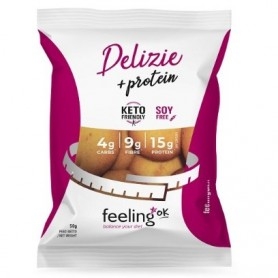Biscotti e Dolci Feeling Ok, Delizie + Protein, 50 g.