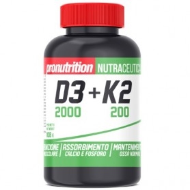Vitamina D Pro Nutrition, Vitamina D3+K2, 120 cpr