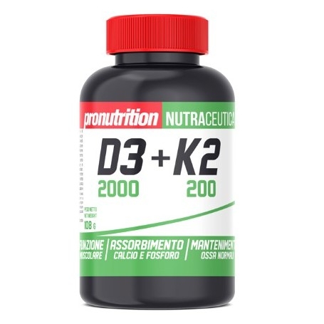 Vitamina D Pro Nutrition, Vitamina D3+K2, 120 cpr