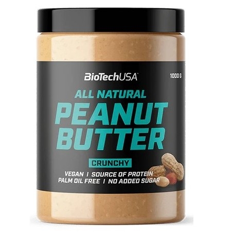 Burro di Arachidi Biotech Usa, Peanut Butter, 1000 g