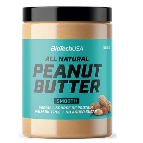 Burro di Arachidi Biotech Usa, Peanut Butter, 1000 g