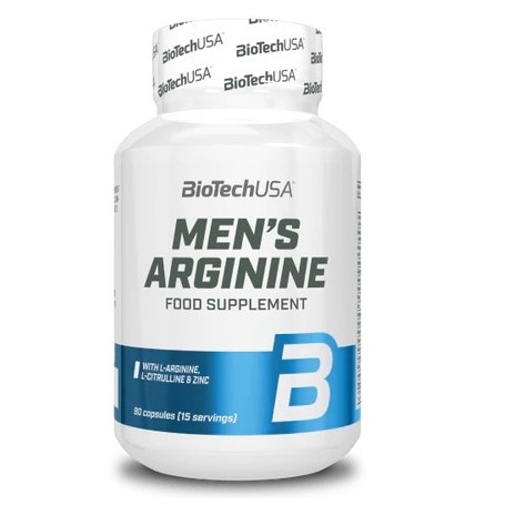 Arginina Biotech Usa, Men's Arginine, 90 cps