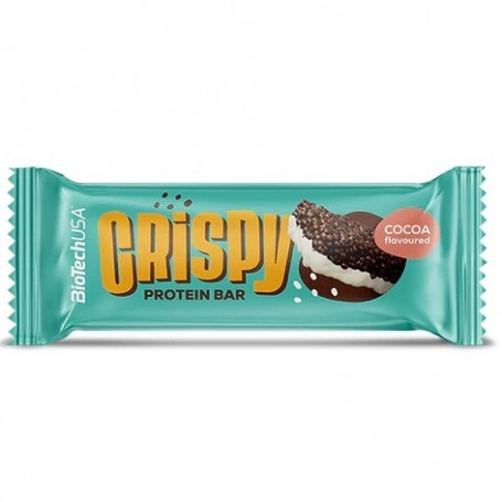 Barrette proteiche Biotech Usa, Crispy Protein Bar, 40 g