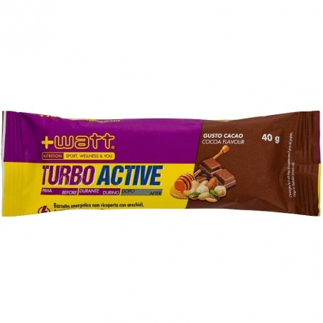 Barrette energetiche +Watt, Turbo Active, 40 g