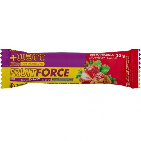 Barrette energetiche +Watt, Fruit Force, 30 g