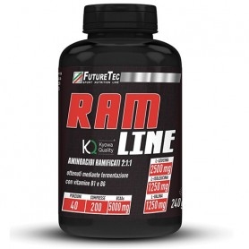 Aminoacidi Ramificati (Bcaa) FutureTec, Ram Line, 200 cpr