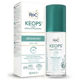 Antitraspirante RoC, Keops Deodorante Roll-On Pelle Normale, 30 ml