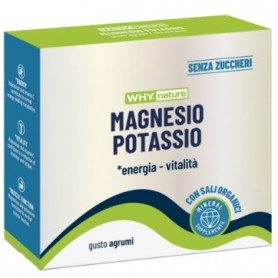 Zinco e Magnesio WHY Ntaure, Magnesio Potassio, 10 buste
