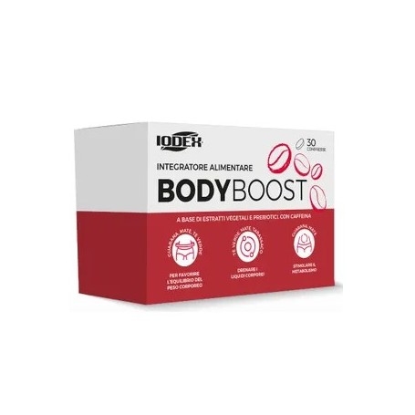 Dimagranti e Termogenici Iodase, Iodex Body Boost, 30 cpr