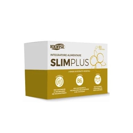 Dimagranti e Termogenici Iodase, Slim Plus, 60 cpr