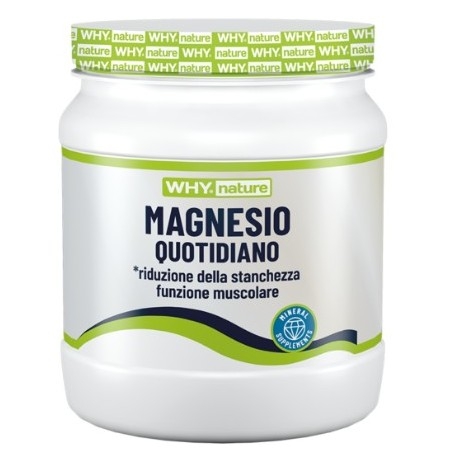 Zinco e Magnesio WHY Nature, Magnesio Quotidiano, 300 g