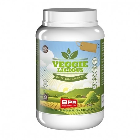 Proteine Vegetali BPR Nutrition, Veggie Licious Protein Shake, 750 g