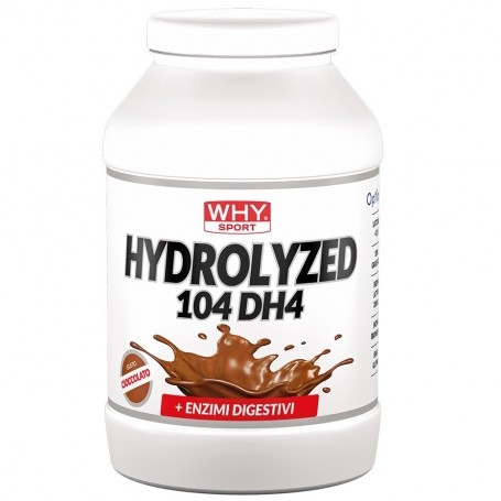 Proteine del Siero del Latte (whey) WHY Sport, Hydrolyzed 104 DH4, 900 g