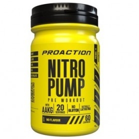 Pre Workout Proaction, Nitro Pump, 60 cpr.