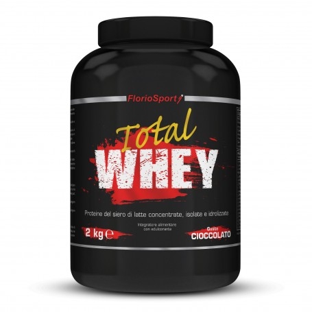 Proteine del Siero del Latte (whey) FlorioSport, Total Whey, 2000 g