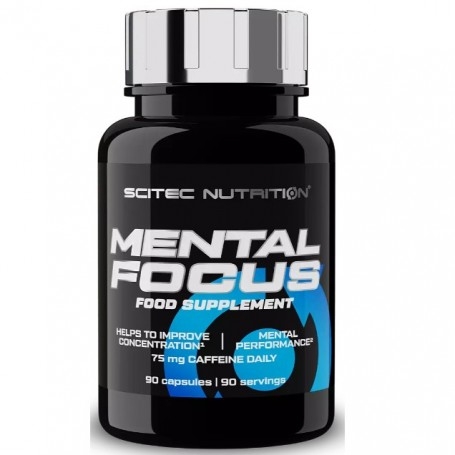 Tonici - Energizzanti Scitec Nutrition, Mental Focus, 90 cps.