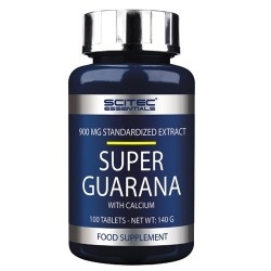 Guarana Scitec Nutrition, Super Guarana, 100 cpr.