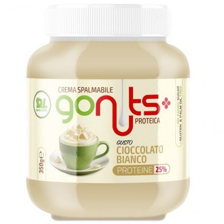 Creme Proteiche Daily Life, Gonuts Cioccolato Bianco, 350 g