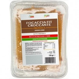 Pane e Prodotti da Forno Rima Benessere, Focaccia Fit Croccante, 150 g