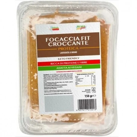 Pane e Prodotti da Forno Rima Benessere, Focaccia Fit Croccante, 150 g