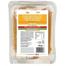 Pane e Prodotti da Forno Rima Benessere, Focaccia Proteica Curcuma, 150 g