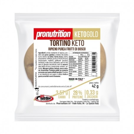 Biscotti e Dolci Pro Nutrition, Tortino Keto, 42 g