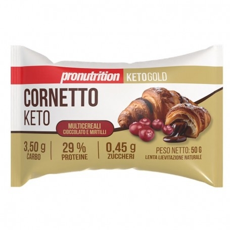 Biscotti e Dolci Pro Nutrition, Cornetto Keto Multicereali, 50g