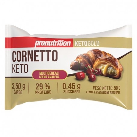 Biscotti e Dolci Pro Nutrition, Cornetto Keto Multicereali, 50g