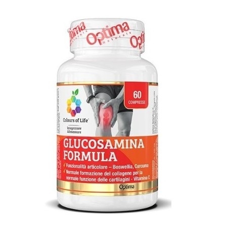 Glucosamina, Condroitina, MSM Optima Naturals, Glucosammina Formula, 60 cpr