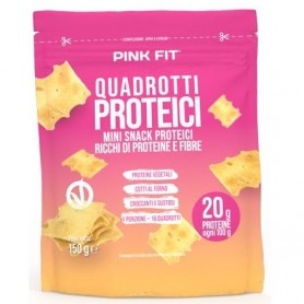 Pasti e Snack Pink Fit, Quadrotti Proteici, 150 g