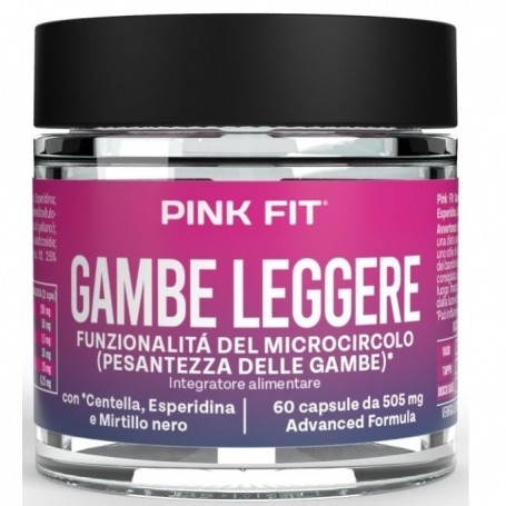 Gambe Pink Fit, Gambe Leggere, 60 cps