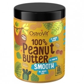 Burro di Arachidi Ostrovit, Peanut Butter 100% Smooth, 1000 g